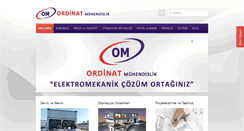 Desktop Screenshot of ordinatmuhendislik.com